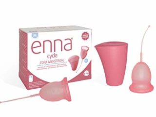 Enna Cycle - 2 Copas Menstruales Y Caja Esterilizadora, Talla M
