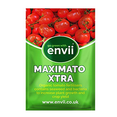 envii Maximato Xtra – Fertilizante Orgánico para Plantas de Tomate Mejora el Crecimiento y Rendimiento del Cultivo - 60g