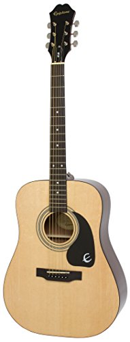 Epiphone DR-100 - Guitarras acústicas con cuerdas metálicas, color natural