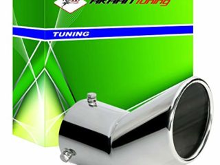 ER029 - Acero inoxidable de tubo de escape del tubo de escape de para atornillar Embellecedor de tubos de escape universales