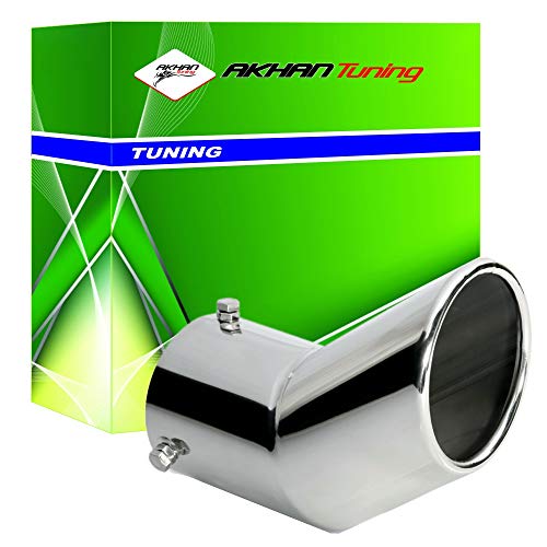 ER029 - Acero inoxidable de tubo de escape del tubo de escape de para atornillar Embellecedor de tubos de escape universales