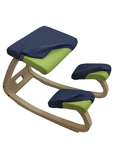 Ergositting Juego de fundas elásticas para silla Varier Variable (Blue Jeans)