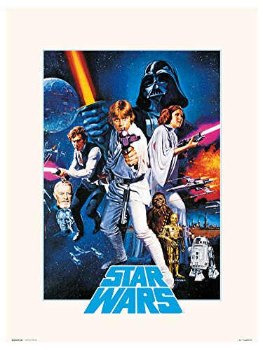 Erik - Lámina Decorativa La Guerra de Las Galaxias, Star Wars (30x40 cm)