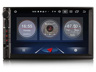 Erisin 7" Android 10.0 Estéreo de Automóvil Navegación de Automóvil Universal 2Din Radio de Coche GPS Sat Nav Apoyo Bluetooth WiFi 4G Dab+ RDS Enlace Espejo TPMS CarPlay Android Auto