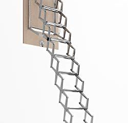 Escalera Escamoteable Pantógrafo Buhardilla pantógrafo manual lado S50