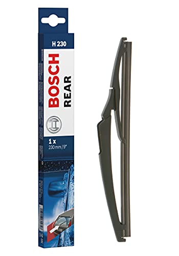 Escobilla limpiaparabrisas Bosch Rear H230, Longitud: 230mm – 1 escobilla limpiaparabrisas para la ventana trasera