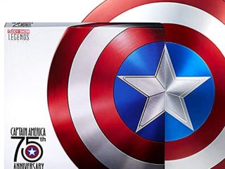 Escudo Capitan America, 75 ° Aniversario Adulto/Niño 1: 1 Modelo de Aleación Avengers Versión de Película de Mano Juguete de rol de Superhéroe
