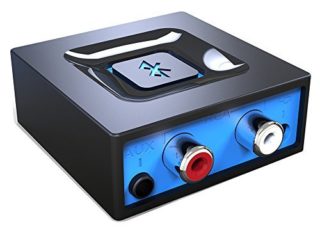 Esinkin Receptor de Audio Inalámbrico, Adaptador Bluetooth para PC/Mac/Smartphone/Tablet/Receptores AV/Coche, Salidas 3.5 mm y RCA para Altavoces