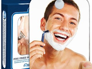 Espejo Deluxe para Ducha que no se Empañ a de Shave Well – 33% Más Grande que el Espejo Shave Well Original