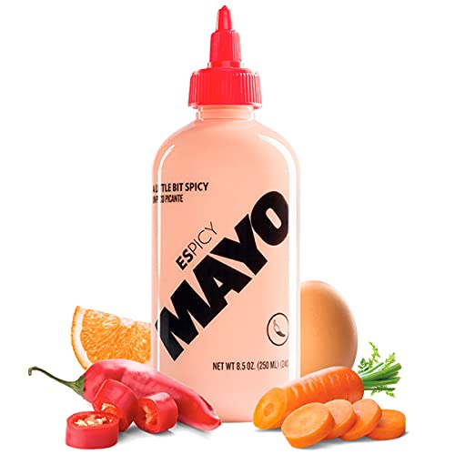 ESPICY - Mayo 250 ml | Mayonesa con el Toque Perfecto de Picante | Cremosa | Sin Gluten | Apto para Vegetarianos | Keto Friendly | Hecho en España | Picor: 2/10