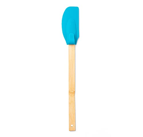 Espátula Silicona Lengua De Gato Resistente al Calor| Gancho Para Un Mejor Uso| Con Mango De Madera Permite Una Mayor Durabilidad E Higiene.