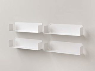 Estanterias para libros "U" TEEbooks - Juego de 4 - Blanco