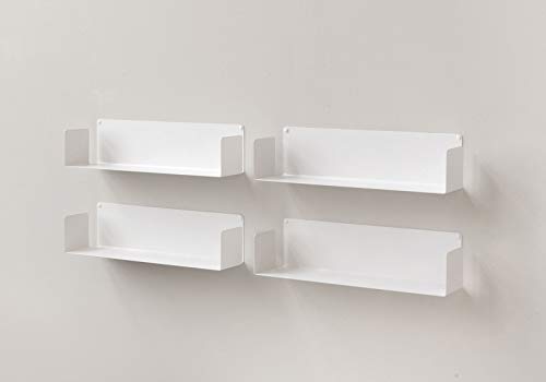 Estanterias para libros "U" TEEbooks - Juego de 4 - Blanco