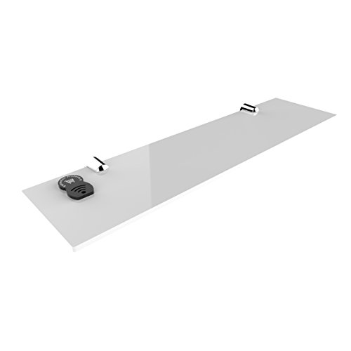 Estantes de seguridad acrílicos para el baño, habitación u oficina (400 x 100 mm)