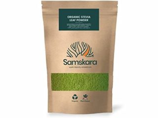 Estevia en Polvo natural molida pura (Asteraceae) | Stevia de cultivo Ecológica BIO origen Española | Hojas molida | Verde | Endulzante proceso natural raw | 100gr