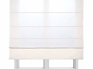 Estores Basic, Stor plegable con varillas, Crudo, 90x175cm, estores para ventana, estores plegables.