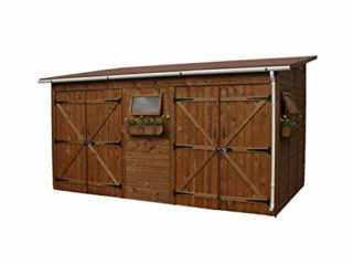 ESTRUCMADER Caseta de Madera Garaje Trastero Doble