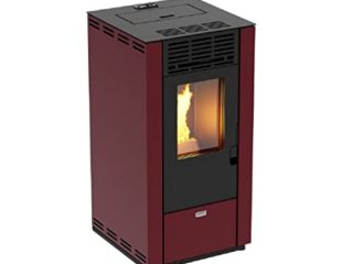 Estufa de pellets con aire ventilado 8.87 KW Burdeos STELLA90 44x47.5x h86 cm