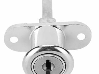 Eulbevoli Cerradura de Leva, Cerradura de gabinete, Accesorio de Hardware, Reutilizable, Duradero para cajones, Puertas de Armario, Cajas de Hierro, gabinetes triples