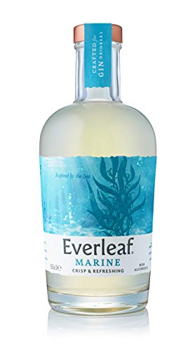 Everleaf Marine - Aperitivo fresco y refrescante - Alternativa de ginebra sin alcohol, 50 cl