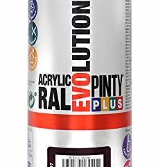 Evolution pinty p. M123011 - Pintura spray acrilica 520 cc negro mate