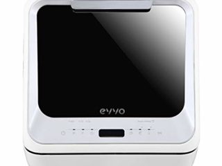EVVO Lavavajillas Mini D Trip - Pequeño tamaño, Portátil, Sin instalación, 2 Cubiertos, 6 programas