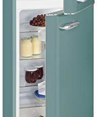Exquisit Frigorífico Dos Puertas retro RKGC270-45-H-160E azul turquesa