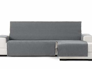 Eysa Funda chaisse Longue práctica Rabat 240cm Color 06/,Gris Oscuro, Derecha Vista Frontal