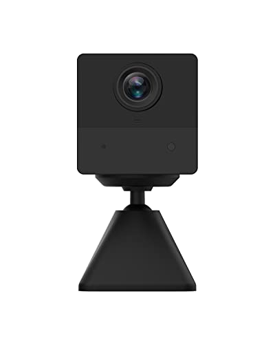 EZVIZ Cámara de Vigilancia Interior WiFi Inalámbrica 1080P Cámara de Batería Duración de 50 Días, Audio Bidireccional, Detección Inteligente de Personas, Compatible con Alexa y Google BC2