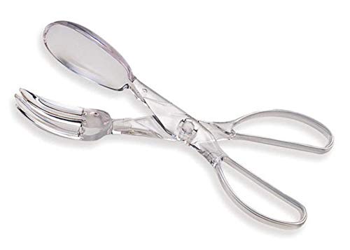 Fackelmann 41812 - Pinzas para Ensalada Transparentes 28,5x6,5cm