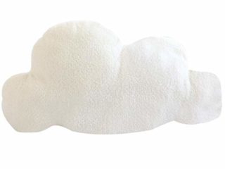 Faderr Almohada de felpa rellena en forma de nube, lindo cojín de sofá, cojín de algodón PP para decoración de sofá, cama, sala de estar, oficina, silla