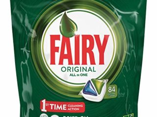 Fairy Original All in One, Pastillas Lavavajillas, 84 Cápsulas, Óptima Limpieza