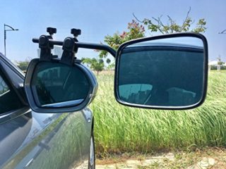 Falcon - Espejo Universal Super Steady Mirror (2 Unidades), Color Negro