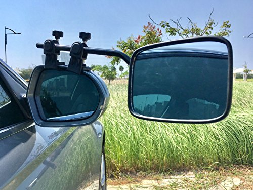 Falcon - Espejo Universal Super Steady Mirror (2 Unidades), Color Negro