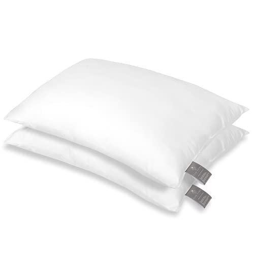 FAM Home Relleno Cojin 50x60 2 Unidades - Relleno Almohada 50x60 de Microfibra Suave - Relleno De Cojín para Soporte Óptimo para El Cuello y La Cabeza, Se Puede Lavar Y Secar a Máquina