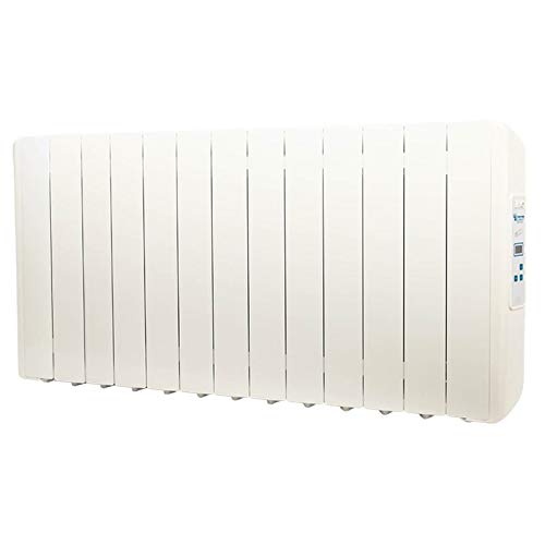 farho Radiador Electrico Eco Green 1430W (13) · Emisor Termico con Termostato Digital Programable 24/7 · Radiadores Electricos Bajo Consumo para Estancias de hasta 21 m² · 20 AÑOS DE GARANTÍA