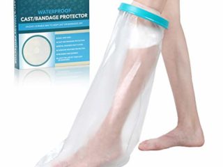 Fasola Protector Escayola Pierna Adulto Para Rodillas Rotas, Dedos de Los Pies, Tobillos, Heridas en los Pies, Quemaduras, Protectores de Escayola Mantenga el Vendaje Seco Durante el Baño
