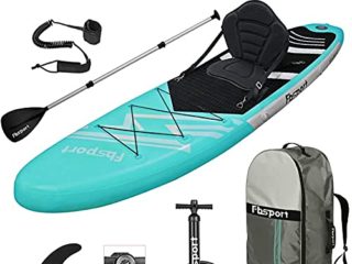 FBSPORT Tabla Sup Hinchable, Tabla de Stand Up Paddling, Tabla Paddle Surf Hinchable, Tabla de Sup Hinchable, Tabla de Surf Kit con Remo +Bomba+Asiento