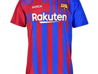 FC. Barcelona Camiseta Adulto 1ª EQ. Temporada 2021-22 - Producto con Licencia - 100% Poliéster - Dorsal Liso - Talla XL