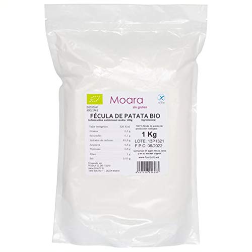 Fécula de patata sin gluten, ecológica y vegana - Harina o almidón de papa BIO (1kg)