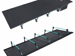 FE Active Cama Plegable Compacta - Cama de Camping Portátil Ultraligera Fuerte y Resistente. Cómoda para Adultos y Niños. Ideal para Acampar. Se Adapta al Colchón de Aire | Diseñado en California