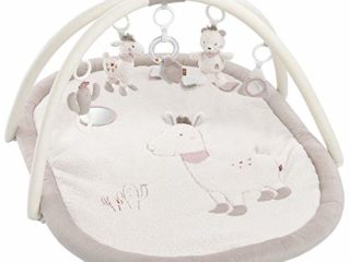 Fehn 058017 Manta de actividades en 3D Peru, experiencia de juego para tocar y agarrar para bebés y niños pequeños desde el nacimiento, Medidas: 80 x 105 cm
