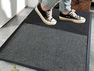 Felpudo de Entrada,Alfombrilla,Superabsorbente para Interiores,Felpudo Exterior,Alfombrillas Antideslizantes para el Hogar y el Hotel para Facilitar la Limpieza del Calzado