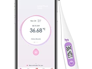 Femometer Termómetro Basal, Realiza Seguimiento de los Días Fértiles y Predice la Ovulación para la Planificación Familiar