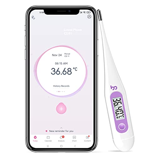 Femometer Termómetro Basal, Realiza Seguimiento de los Días Fértiles y Predice la Ovulación para la Planificación Familiar