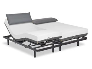 Ferlex - Cama articulada de Matrimonio Erwin Doble Individual | Colchón viscoelástico Elion | Mando Inalámbrico (180x190)