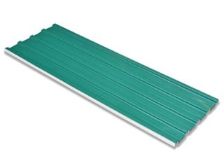 Festnight Panel para Tejado 12 Piezas - Color de Verde Material Acero Galvanizado, 129x45 cm