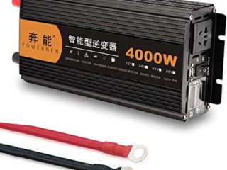 FGDFGDG Reiner Sinus Inverter Transformer DC 12V / 24V en convertidor AC 220V - Convertidor de inversor,4000w,24V