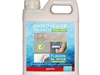 Fijador al agua Pectro 1000ml - Imprimacion pintura paredes - Selladora acrílica para fijar la pintura en superficies porosas, pintadas o de obra nueva - Adherente antihumedad