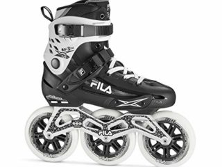 FILA SKATES Houdini 125 - Patines en línea Unisex para Adulto, Unisex Adulto, 10620077, Blanco y Negro, 40